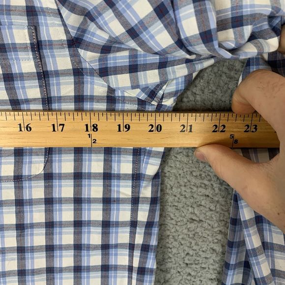 Vineyard Vines Shirt Mens S Blue Slim Fit Tucker Button Down Performance - Picture 4 of 6